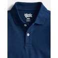 thumbnail image 3 of Wonder Nation Boys School Uniform Short Sleeve Pique Polo Shirt, 2-Pack, Size 4-18 & Husky, 3 of 3