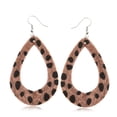 thumbnail image 3 of Aretes con estampado de leopardo Qarigey tipo 3 para mujeres y niñas, 3 of 6