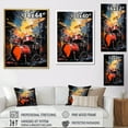 thumbnail image 4 of Designart "Drumming To Pop Art Music" Music Canvas Art Print, 4 of 7