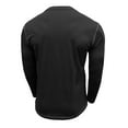 thumbnail image 5 of ZCFZJW Mens Casual Button Henley Shirts Trendy Athletic Workout Long Sleeve Pullover Sweatshirts Loose Regular Fit Soft Cotton Jacket Tops Black L, 5 of 5