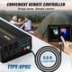 thumbnail image 4 of Inversor de corriente VEVOR de 2500 W, onda sinusoidal pura, 12 V DC a 120 V AC, 4 of 9