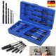 thumbnail image 1 of Juego de extractores de tornillos profesionales, brocas HSS reforzadas con cobalto para zurdos, herramientas de corte de metal resistentes a impactos para quitar tornillos pelados, 1 of 5