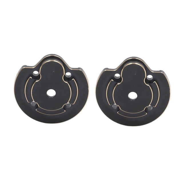 Cubiertas de Portal exterior de latón, contrapeso para coche trepador de control remoto Axial 1/18 UTB18 Capra, 2 uds.