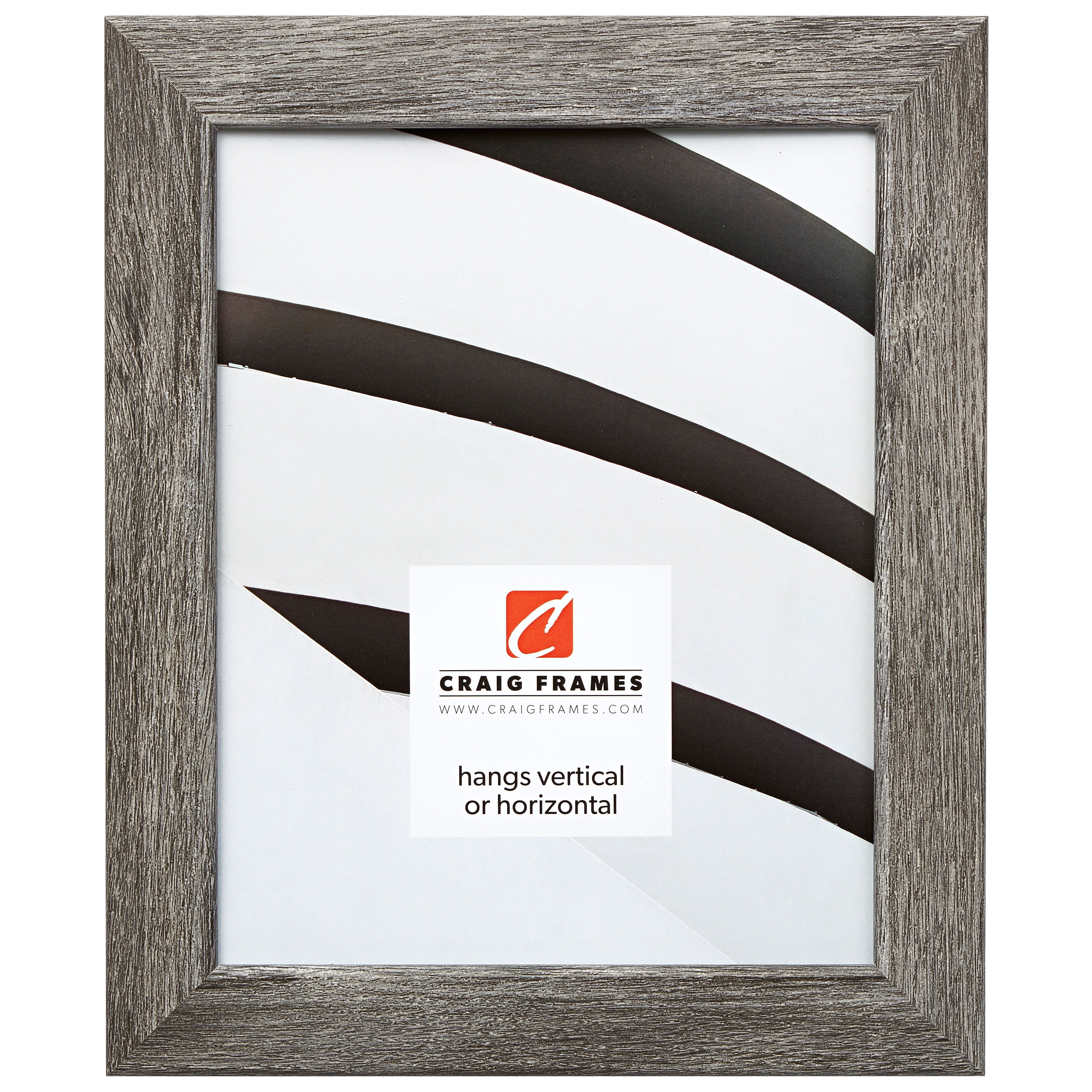 Frames by EcoHome 18x24 Picture Frame Modern Grey 2 Pack Matted for 12x18 Poster