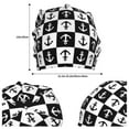 thumbnail image 4 of Logiee Nautical Anchors1 Print Unisex Knit Beanie for Men Women Winter Hat,Beanies Skull Caps, 4 of 7