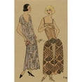 thumbnail image 2 of Anonymous 17x24 Black Ornate Framed Double Matted Museum Art Print Titled: Georgine. - Original and Pretty (1923), 2 of 5