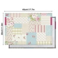 thumbnail image 5 of Pioneer Flower Floral Print Pattern Summer Placemats Table Placemats Set Of 6-Linen Kitchen Washable Placemats Table Mats 12x18 Inch Non-Slip Heat Resistant, 5 of 5