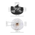 thumbnail image 4 of 12PCS Gear for - MB1001 250W Blade Gear Replacement Part-week, 4 of 4