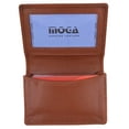 thumbnail image 3 of Moga Genuine Leather Business Card Holder Name Card Case Credit Card Wallet with ID Window, 3 of 18