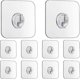 thumbnail image 1 of Magic Hooks, Transparent Self-adhesive , Removable Without Nails Heavy Duty Sticky Hooks For Kitchen, Bathroom, Door Wall,10 Pack Black Gyg8-01 -DGJR, 1 of 5