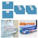 thumbnail image 5 of Carpeta de archivos portátil impermeable de 10 piezas con etiqueta y bolsillo para archivar sobres para el hogar azul, 5 of 8