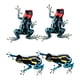 thumbnail image 1 of 4Pcs Frog Wall Decor Wall Sculpture Hanging Ornaments for Indoor Outdoor Living Room Bedroom Home Balcony Fence Gloria Arte de la pared de la rana, 1 of 9