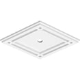 thumbnail image 2 of 16"W x 10 5/8"H x 1"ID x 5 1/2"C x 1"P Diamond Architectural Grade PVC Contemporary Ceiling Medallion, 2 of 11