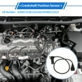 thumbnail image 2 of Sensores de posición del cigüeñal de metal negro para VW Jetta 1.9TDI 1997-1999, 1 Pc, 2 of 6