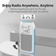 thumbnail image 5 of Radio portátil TOMASHI Tiny AM/FM con reproductor MP3, blanco, 5 of 9