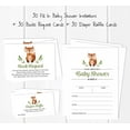 thumbnail image 3 of Inkdotpot Set Of 30Jungle Animals Baby Shower Invitations-Diaper Raffle Tickets And Baby Shower Book Request Cards Gender Neutral Invites Its A Boy Its A Girl, 3 of 8
