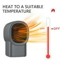 thumbnail image 5 of Uanit Portable Household Desktop Heater with Multiple Wind Speeds & Overheat Protection, Small Space Heater with Low Noise Operation for Home Bedroom & Bathroom Use During Cold Seasons, 5 of 9