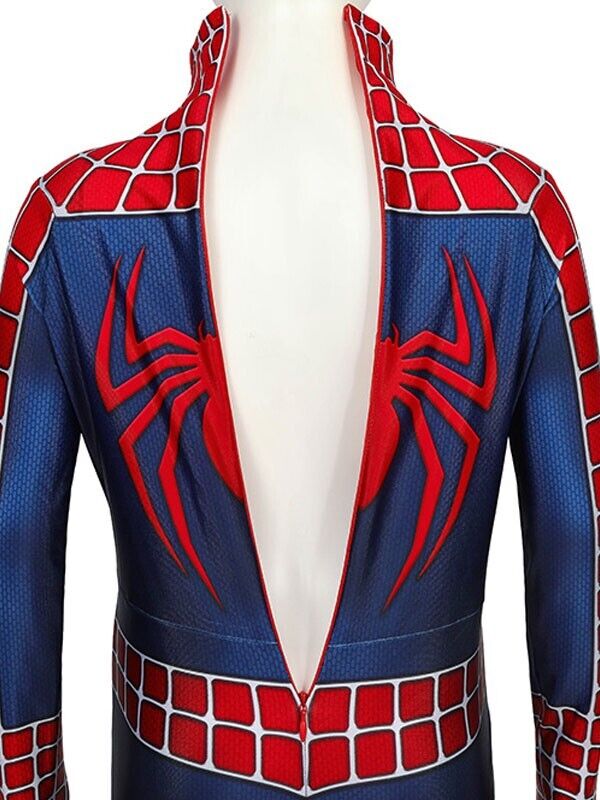ZUITEH Boy Spider Superhero Costume Halloween Party Kids Jumpsuit Cosplay Bodysuit Children Great Gifts for Kids