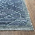 thumbnail image 4 of Gatney Rugs Courier Area Rug A09110 Light Blue Diagonal Blocks 5' x 7' 6" Rectangle, 4 of 5
