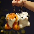 thumbnail image 2 of LLavero de peluche de Animal de dibujos animados para niña, llavero creativo de 10cm, Mini Tigre, juguete de peluche, 1 unidad, 2 of 4