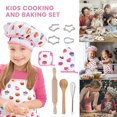 thumbnail image 4 of Cute Kids Cooking and Baking Set Kids Chef Set 11 PCS Includes Apron for Little Chef Hat Mitt & Utensil, 4 of 11