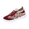 thumbnail image 2 of Willtoo Womens Knit Sneakers Lightweight Breathable Flying Woven Casual Walking Shoes Lace‑Up Soft Sole Comfort for Daily Wear, 2 of 4