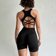 thumbnail image 3 of MAIHAN Linen Shorts Sets Women 2 Piece Outfits Long Sleeve Shirt and Ruffle Shorts Women Shorts Sets Outfits Matching Lounge Sets Two Piece Outfit, 3 of 3