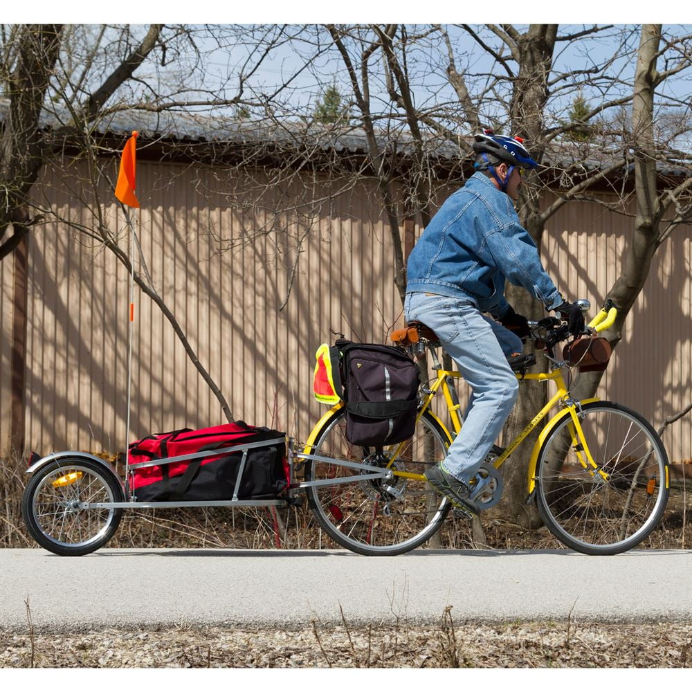 pull behind bicycle cargo trailer