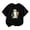 Black, variant on Zylarhe Girls Halloween Tops Short Sleeve Crewneck T Shirt for Casual Summer Fun Graphic Shirt for Kids White 5-6 Years
