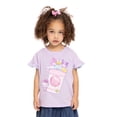 thumbnail image 2 of Hello Kitty and Friends Toddler Girls Ruffle Graphic Tee with Short Sleeves, Sizes 12M-5T, 2 of 7