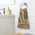 thumbnail image 3 of Yayeee 100% Cotton Hand Towels for Bathroom 16" x 28" Soft Absorbent Kitchen Towel, Retro Abstract Eagle, 3 of 7