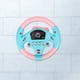 thumbnail image 2 of Volante de simulación de conducción, juguete educativo para niños y niñas (estilo PVC rosa y azul, sin pilas)., 2 of 6