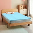 thumbnail image 4 of Gymax 3'' Gel-Infused Bed Mattress Topper Cooling Ventilated Air Foam Pad Full, 4 of 10