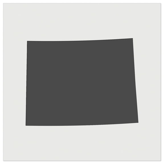Wyoming State Silhouette DIY Cookie Wall Craft Stencil - 7.0 Inch