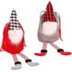 thumbnail image 1 of Juego de 2 bolsos de mano en bolsa de regalo de franela navideña Decoración navideña en Flanery Bolso de mano portátil de Papá Noel con dibujos animados para hacer compras o, 1 of 4