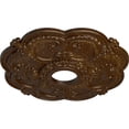 thumbnail image 3 of Ekena Millwork 18"OD x 3 1/2"ID x 1 1/2"P Rotherham Ceiling Medallion (Fits Canopies up to 3 1/2"), Hand-Painted Root Beer Crackle, 3 of 6