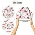 thumbnail image 5 of Logiee Baseballs Print Silk Bonnet Satin Bonnet for Sleeping Women and Men,Double Layer Hair Bonnet for Curly Braids Hair, 5 of 6