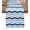 Gray Blue, variant on ERUNPONLY Navy Blue Grey White Table Runner - 48 Inch Long Abstract Geometric Ocean Wave Stripe Cotton Linen Blended Dress Scarves Farmhouse Table Runner for Kitchen Dining, Coffee Table, 13"x48"