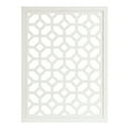 thumbnail image 2 of Kate and Laurel Latonia Coastal Wall Art Plaque, 24 x 32, White, Repeating Pattern Wooden Art Plaque with Light Distressing, 2 of 7