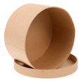 thumbnail image 1 of 1 Set Round Kraft Paper Box Cookie Paper Container Cake Container Cupcake Box, 1 of 1