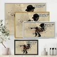 thumbnail image 4 of Designart Woman Playing Jazz Trumpet FLOAT FRAME WALL ART, 4 of 4