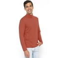 thumbnail image 2 of Stretch Is Comfort Men's Oh So Soft Luxe Mock Neck Turtleneck Long Sleeve Shirt | Adult Small- 5x, 2 of 6