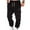 Black, variant on Sawvnm Mens Fashion Joggers Sports Pants - Cotton Pants Sweatpants Trousers Mens Long Pants Hot Sales Black XXXL