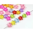 thumbnail image 3 of U8MO Craft DIY Mixed Colour Transparent Acrylic Star Charm Beads 11mm-28mm-50Pcs 20mm Faceted, 3 of 7