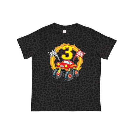 

Inktastic Monster Truck 3rd Birthday Gift Toddler Boy or Toddler Girl T-Shirt
