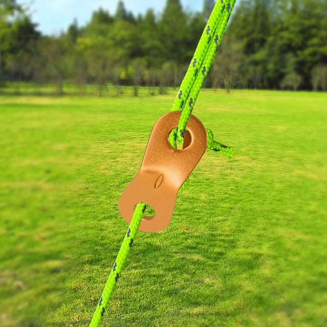 Tensor de Cuerda de 20 Piezas Ajustador de Cable Resistente de Doble Orificio Antideslizante de aleación de Aluminio para Acampar Senderismo Actividades Al Aire Libre ANGGREK Otros