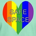 thumbnail image 3 of CafePress - Safe Space In Heart Dark T Shirt - Men's Classic Graphic Cotton T-Shirt, 3 of 4