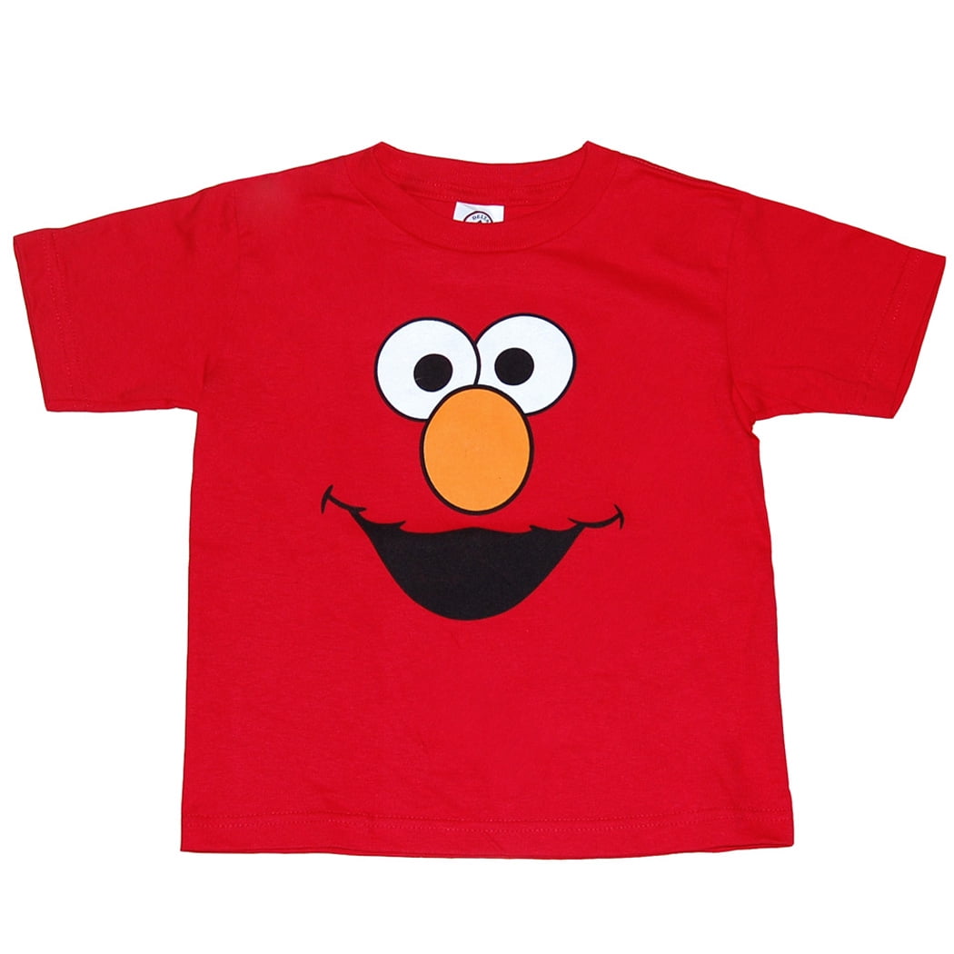 Animation Shops - Sesame Street Elmo Face Infant T-Shirt - Walmart.com