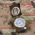 thumbnail image 3 of Military Compass, Hiking Compass with Carrying Bag, Professional Multifunction Waterproof and Waterproof Navigation Compass for Camping Hiking Geology, 3 of 5