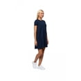 thumbnail image 2 of Women's Ruffle Hem Detailed Short Sleeve Dress, XL, Dark Navy Blue, by Ambesonne, 2 of 3